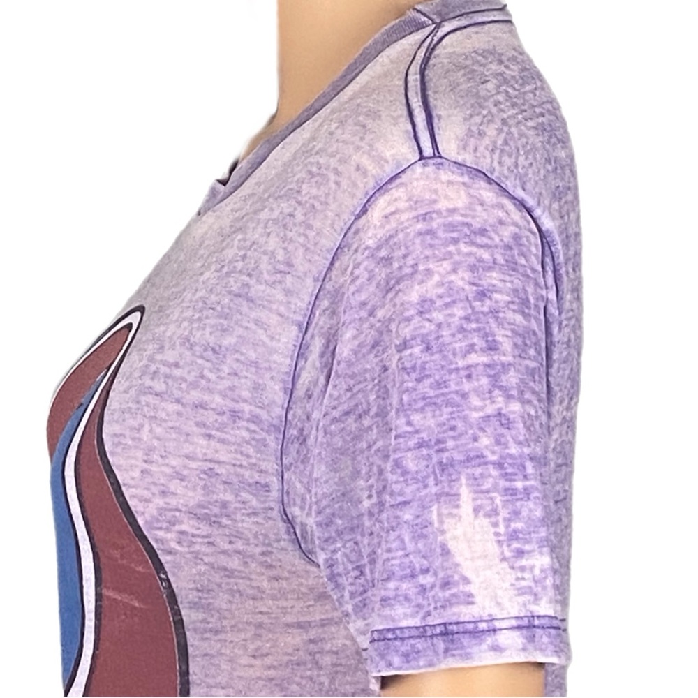 GRATEFUL DEAD 2013 “Steal Your Face” purple burnout lightweight t-shirt Small - Picture 9 of 16